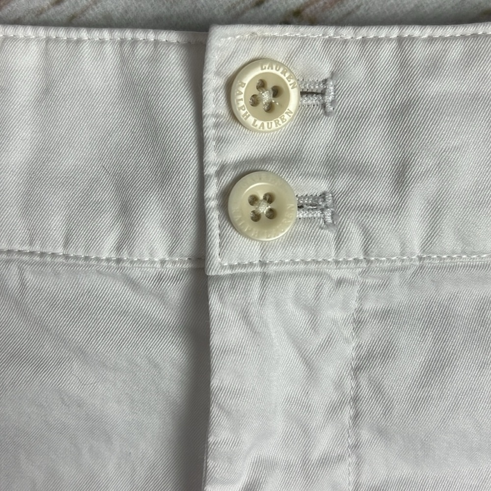 Ralph Lauren Cotton Shorts - White - Picture 5 of 6